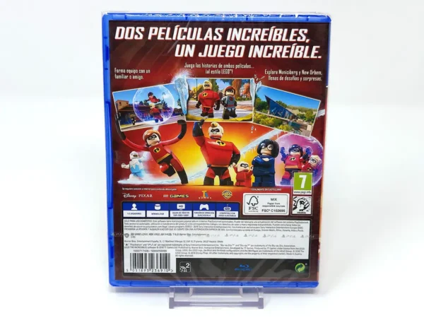 Parte trasera de LEGO Los Increíbles (ESP) (Precintado) para PlayStation 4, edición PAL España