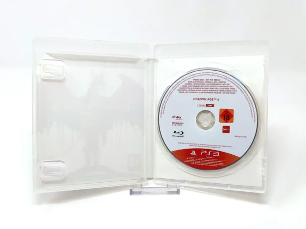 Interior del juego Dragon Age II (ESP) (Promo) para PlayStation 3 con disco y manual