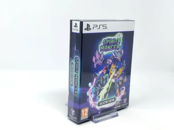 Lateral de la caja de Spirit Mancer (Collector's Edition) (EUR) (Precintado) para PlayStation 5