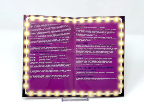 Buzz! El Mega Concurso (ESP) (Manual) para PlayStation 2, edición PAL España, de segunda mano