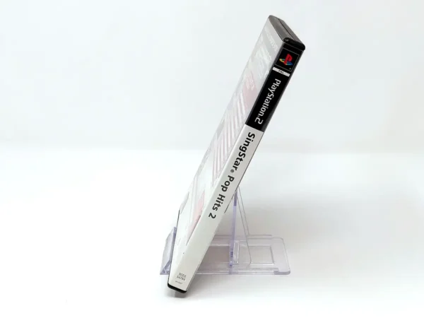 Lateral de la caja de SingStar Pop Hits 2 (FRA) para PlayStation 2