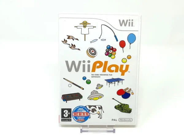 Portada de Wii Play (ESP) (v1) para Nintendo Wii, edición PAL España, de segunda mano