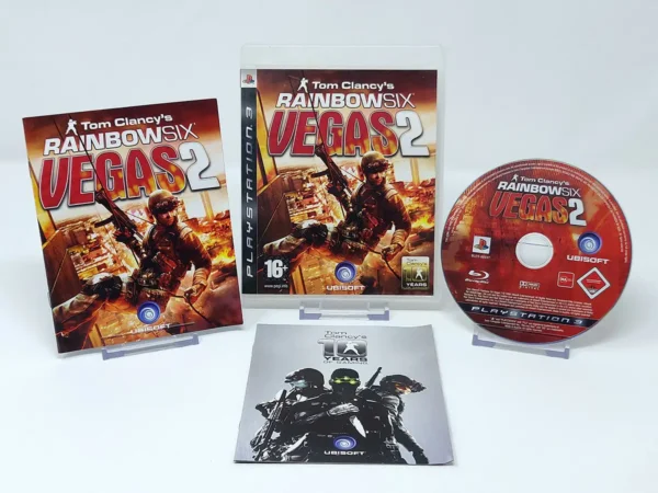 Lateral de la caja de Tom Clancy's Rainbow Six: Vegas 2 (UK) para PlayStation 3