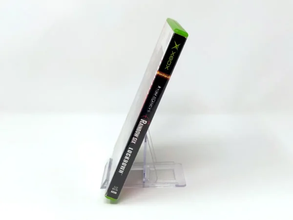 Lateral de la caja de Tom Clancy's Rainbow Six: Lockdown (UK) para XBOX