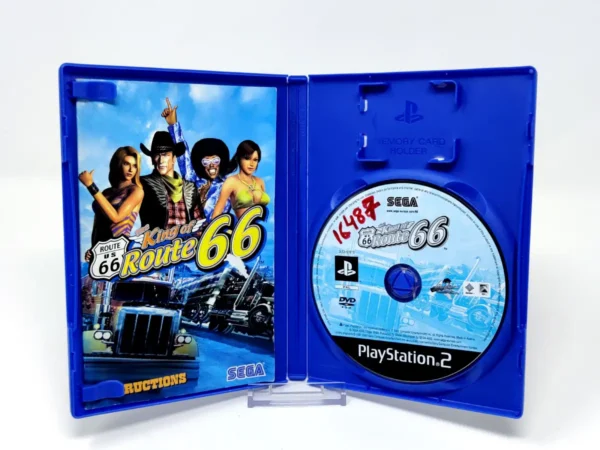 Interior del juego The King of Route 66 (ESP) (Rebajado) para PlayStation 2 con disco y manual