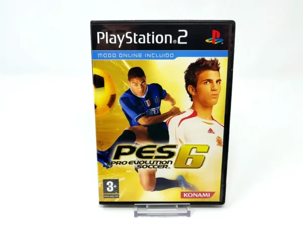 Portada de Pro Evolution Soccer 6 (ESP) (Rebajado) para PlayStation 2, edición PAL España, de segunda mano