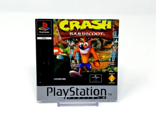 Crash Bandicoot (ESP) (Manual) (Platinum) para PlayStation 1, edición PAL España, de segunda mano