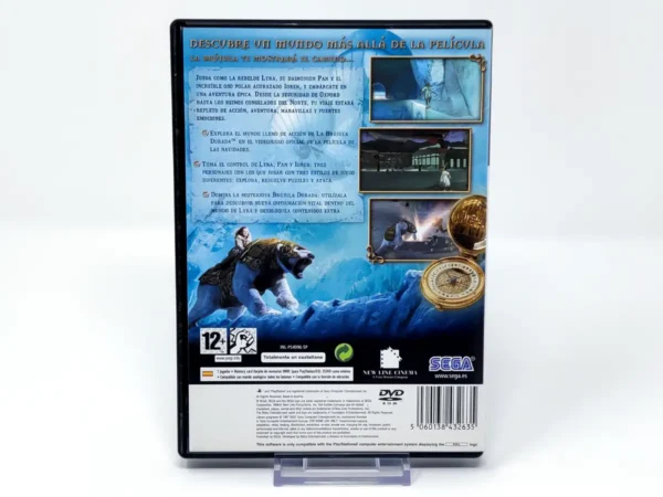 Parte trasera de La Brújula Dorada (ESP) (Rebajado) para PlayStation 2, edición PAL España