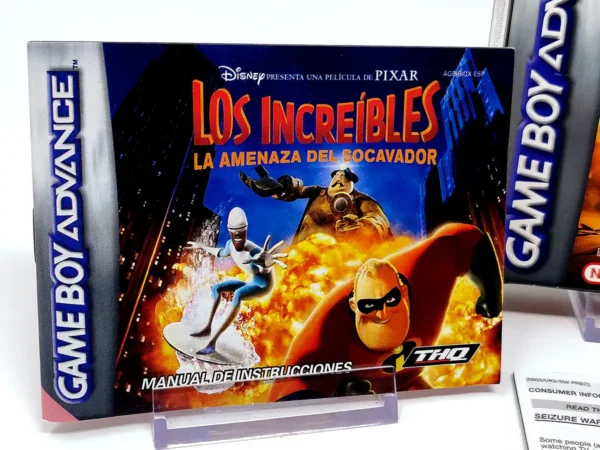 Detalle de Los Increíbles: La Amenaza del Socavador (ESP) para Nintendo Game Boy Advance