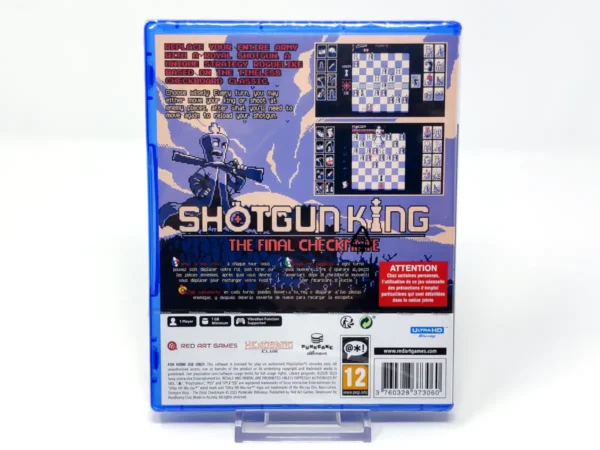 Parte trasera de Shotgun King: The Final Checkmate (ESP) (Precintado) para PlayStation 5, edición PAL España