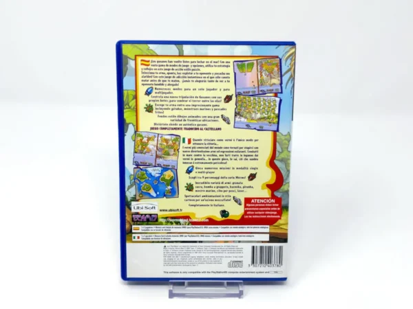 Parte trasera de Worms Blast (ESP) (Rebajado) para PlayStation 2, edición PAL España