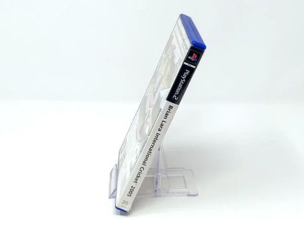 Lateral de la caja de Brian Lara International Cricket 2005 (UK) para PlayStation 2