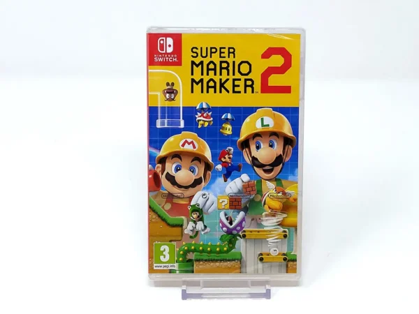 Portada de Super Mario Maker 2 (ESP) (Precintado) para Nintendo Switch, edición PAL España, de segunda mano