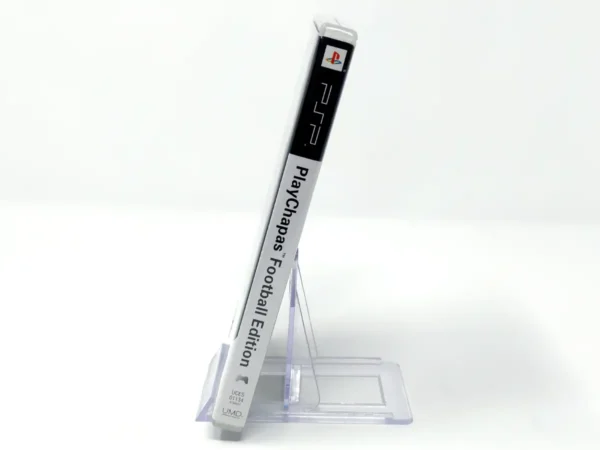 Lateral de la caja de PlayChapas Football Edition (ESP) (Rebajado) para PSP