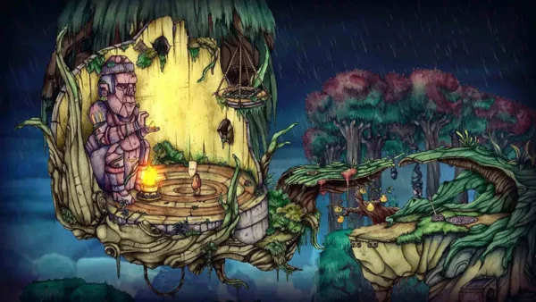 Lateral de la caja de Candle: The Power of the Flame (ESP) para Nintendo Switch
