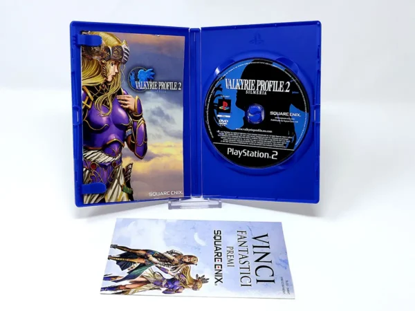 Lateral de la caja de Valkyrie Profile 2: Silmeria (ITA) para PlayStation 2