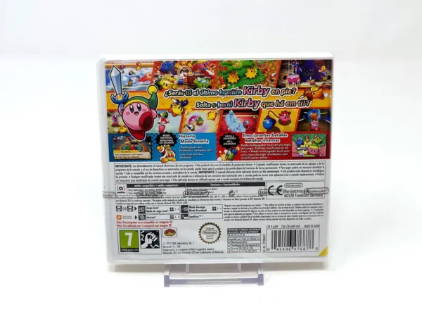 Parte trasera de Kirby Battle Royale (ESP) (Precintado) para Nintendo 3DS, edición PAL España