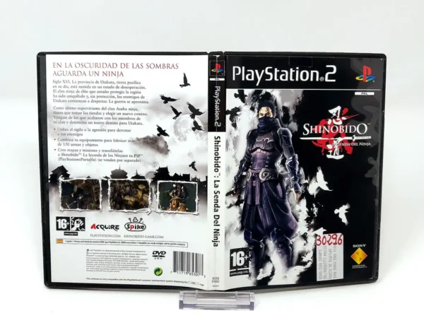 Shinobido: La Senda del Ninja (ESP) (Carátula) (Rebajado) para PlayStation 2, edición PAL España, de segunda mano