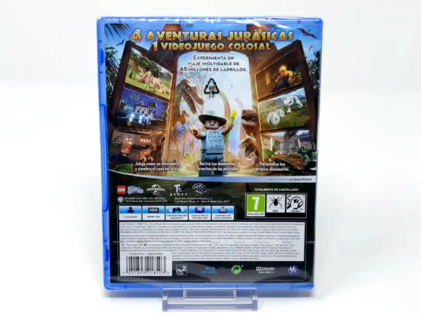 Parte trasera de LEGO Jurassic World (ESP) (Precintado) para PlayStation 4, edición PAL España