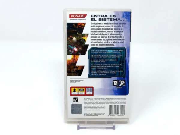 Parte trasera de Coded Arms (ESP) (Rebajado) para PSP, edición PAL España