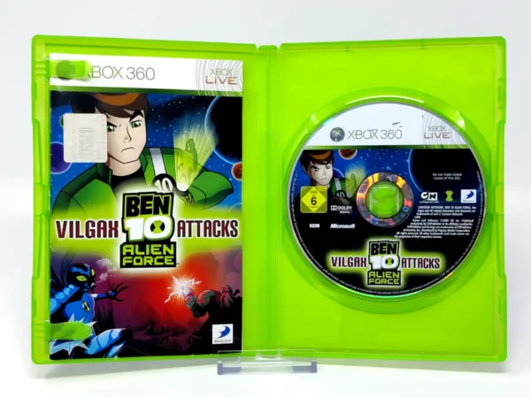Interior del juego Ben 10: Ultimate Alien - Cosmic Destruction (ESP) (Rebajado) para XBOX 360 con disco y manual