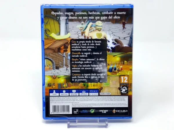 Parte trasera de Shoppe Keep (ESP) (Precintado) para PlayStation 4, edición PAL España