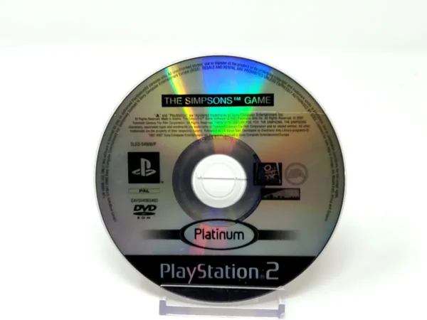 The Simpsons Game (ESP) (Platinum) (Disco) para PlayStation 2, edición PAL España, de segunda mano