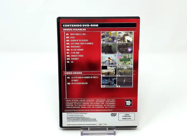 Parte trasera de Official PlayStation 2 Magazine Demo 69 & 70 (ESP) para PlayStation 2, edición PAL España