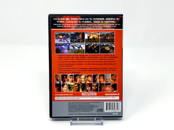 Parte trasera de Tekken Tag Tournament (ESP) (Platinum) (Rebajado) para PlayStation 2, edición PAL España