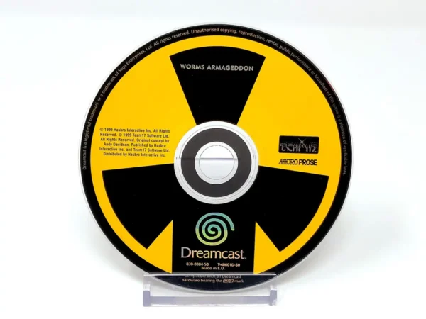 Worms Armageddon (ESP) (Disco) para Sega Dreamcast, edición PAL España, de segunda mano