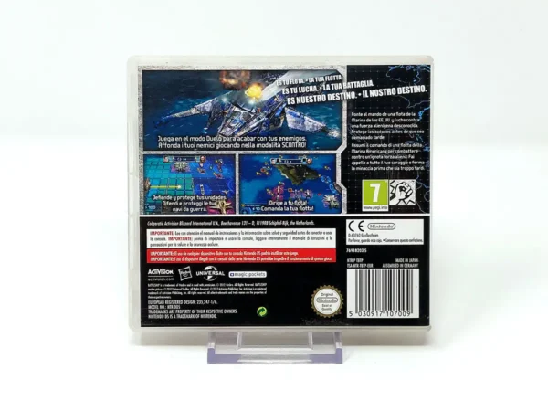 Parte trasera de Battleship (ESP) para Nintendo DS, edición PAL España