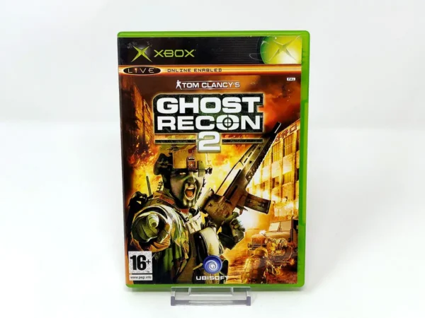 Portada de Tom Clancy's Ghost Recon 2 (UK) para XBOX, edición PAL UK, de segunda mano