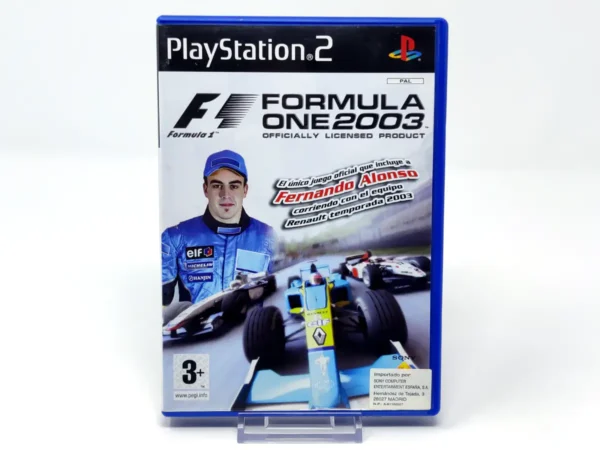 Portada de Formula One 2003 (ESP) para PlayStation 2, edición PAL España, de segunda mano