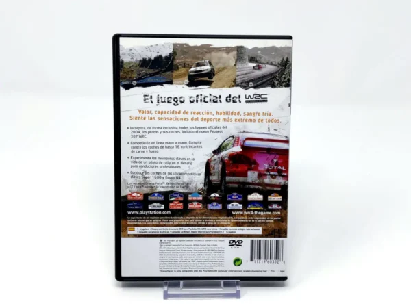 Parte trasera de WRC 4: El Juego Oficial del FIA World Rally Championship (ESP) para PlayStation 2, edición PAL España