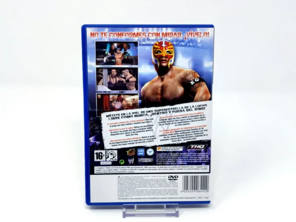 Parte trasera de WWE SmackDown vs. Raw 2007 (ESP) (Rebajado) para PlayStation 2, edición PAL España