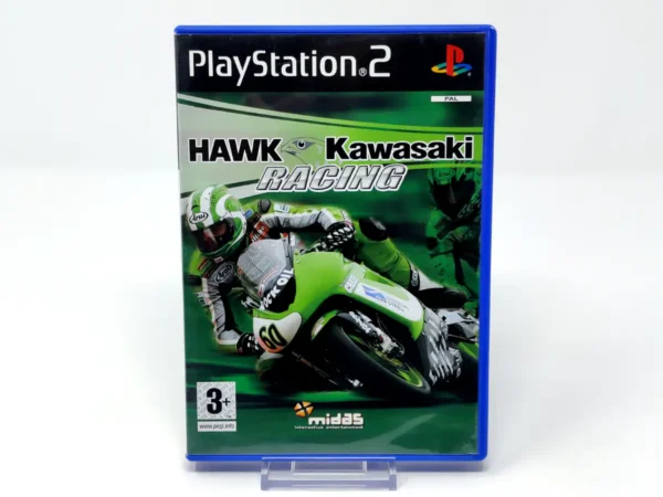 Portada de Hawk Kawasaki Racing (ESP) para PlayStation 2, edición PAL España, de segunda mano