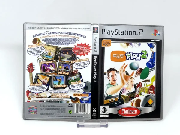 EyeToy: Play 2 (ESP) (Platinum) (v2) (Carátula) para PlayStation 2, edición PAL España, de segunda mano