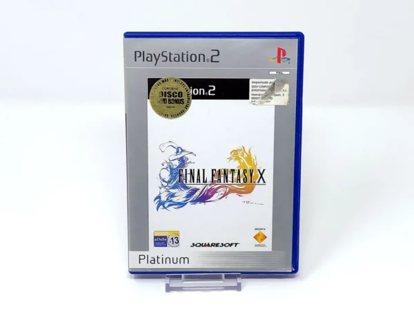 Portada de Final Fantasy X (ESP) (Platinum) para PlayStation 2, edición PAL España, de segunda mano