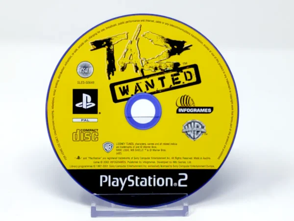 Taz: Wanted (ESP) (Disco) para PlayStation 2, edición PAL España, de segunda mano