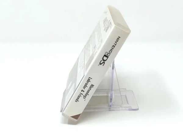 Lateral de la caja de Nintendogs: Labrador & Friends (ESP) para Nintendo DS