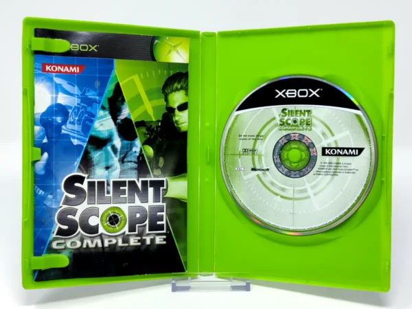 Interior del juego Silent Scope Complete (ESP) (Rebajado) para XBOX con disco y manual