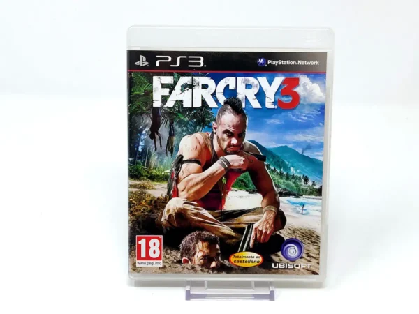 Portada de Far Cry 3 (ESP) para PlayStation 3, edición PAL España, de segunda mano