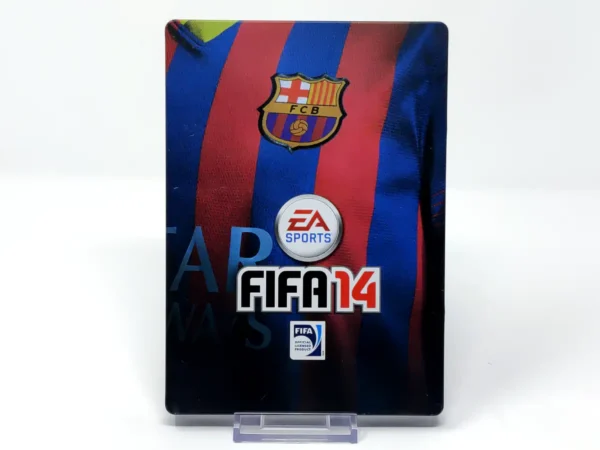Portada de FIFA 14 (Legacy Edition) (ESP) (Steelbook) (Barça) para PlayStation 2, edición PAL España, de segunda mano