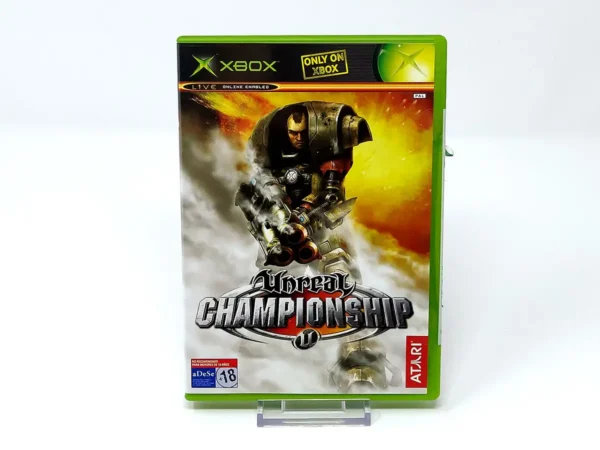 Portada de Unreal Championship (ESP) para XBOX, edición PAL España, de segunda mano