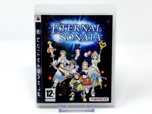 Interior del juego Eternal Sonata (ESP) (Incluye cubre) para PlayStation 3 con disco y manual