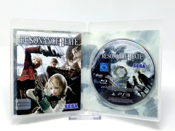 Interior del juego Resonance of Fate (ESP) para PlayStation 3 con disco y manual