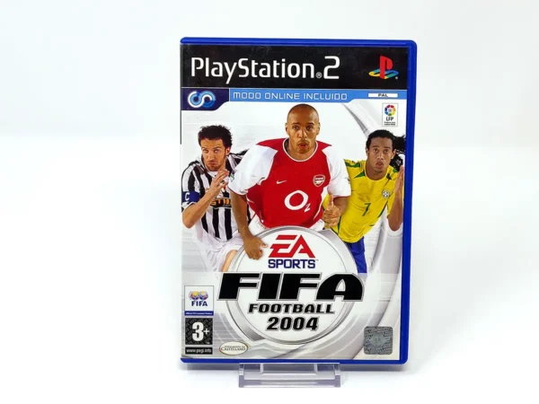 Portada de FIFA Football 2004 (ESP) para PlayStation 2, edición PAL España, de segunda mano