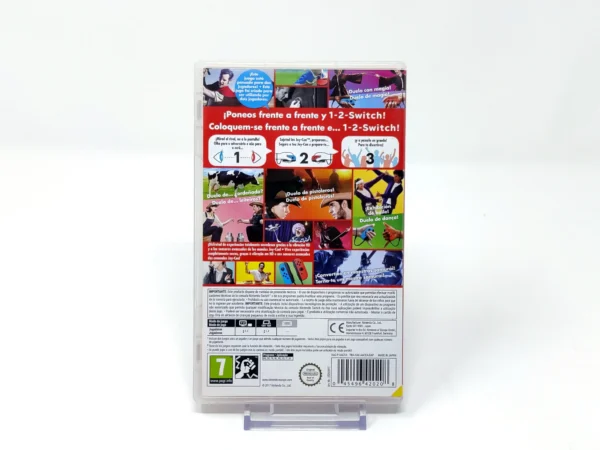Parte trasera de 1-2-Switch (ESP) para Nintendo Switch, edición PAL España