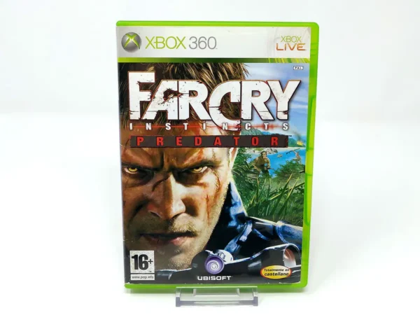 Portada de Far Cry Instincts: Predator (ESP) para XBOX 360, edición PAL España, de segunda mano