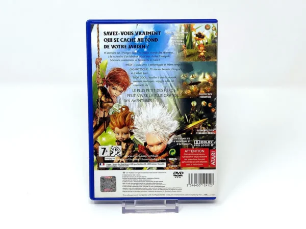 Parte trasera de Arthur et les Minimoys (FRA) para PlayStation 2, edición PAL Francia